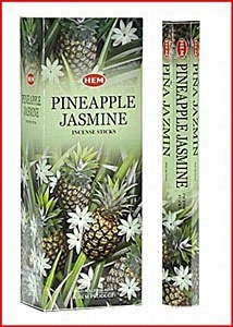 LalaShops HEM Wierook - Pineapple Jasmine - Slof / Voordeelbox (6 Pakjes / 120 stokjes)