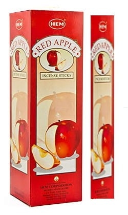 LalaShops HEM Wierook - Red Apple - Slof / Voordeelbox (6 Pakjes / 120 stokjes)
