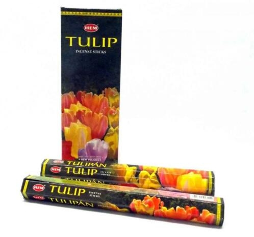 LalaShops HEM Wierook - Tulip - Slof / Voordeelbox (6 Pakjes / 120 stokjes)