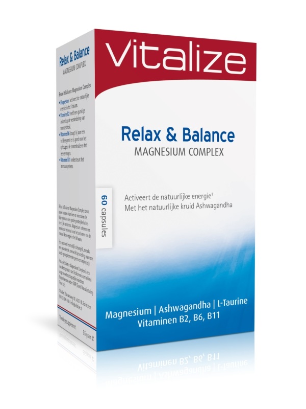 Vitalize Relax & balance magnesium complex 60 tabletten