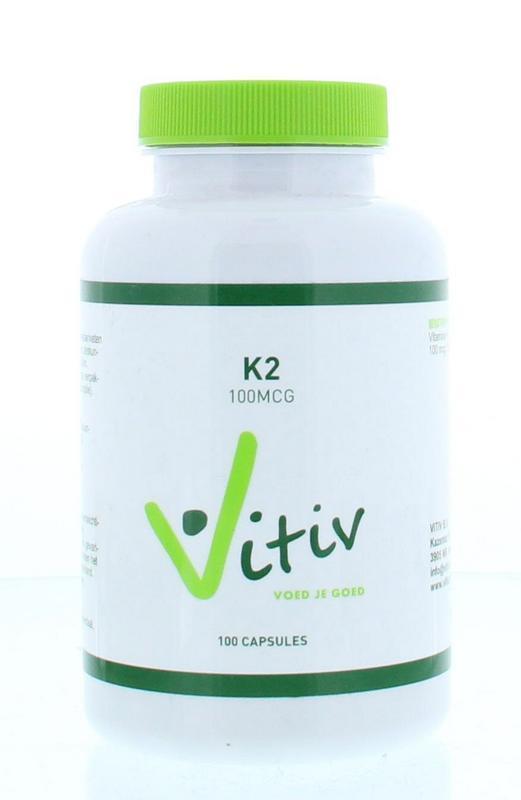 Vitamine k2 100 mcg 100 Capsules