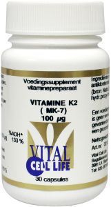 Vitamine k2 mk7 100 mcg 30cap