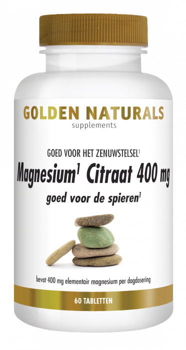 Golden Naturals Magnesium Citraat 400mg Tabletten