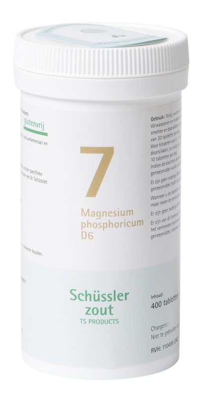 Schussler celzout 7 magnesium phosphoricum d6 400 tabletten