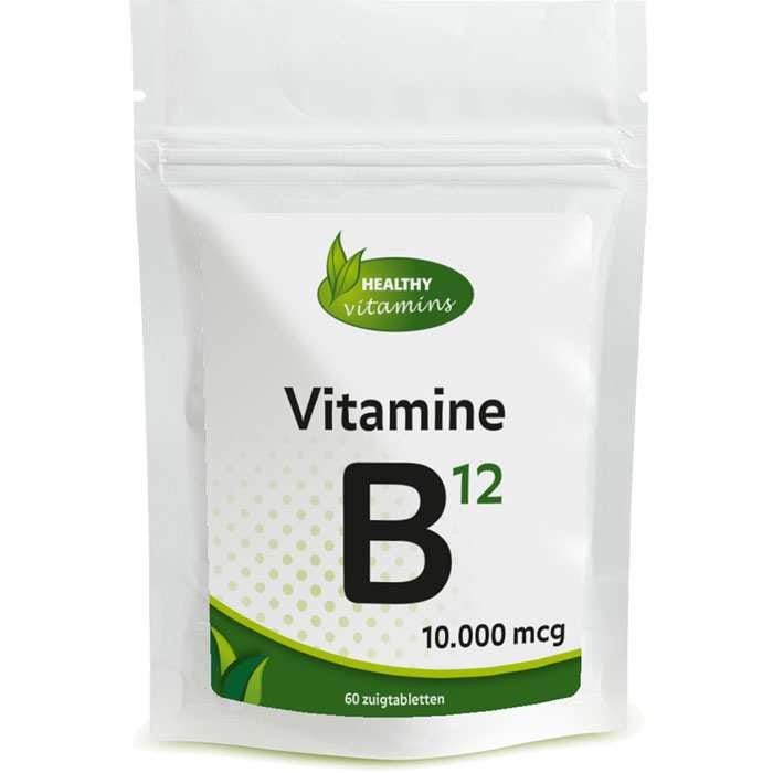 Vitamine B12 10.000 mcg | 60 zuigtabletten | Vitaminesperpost.nl