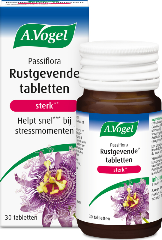 Passiflora rustgevende sterk tabletten 30 Stuks