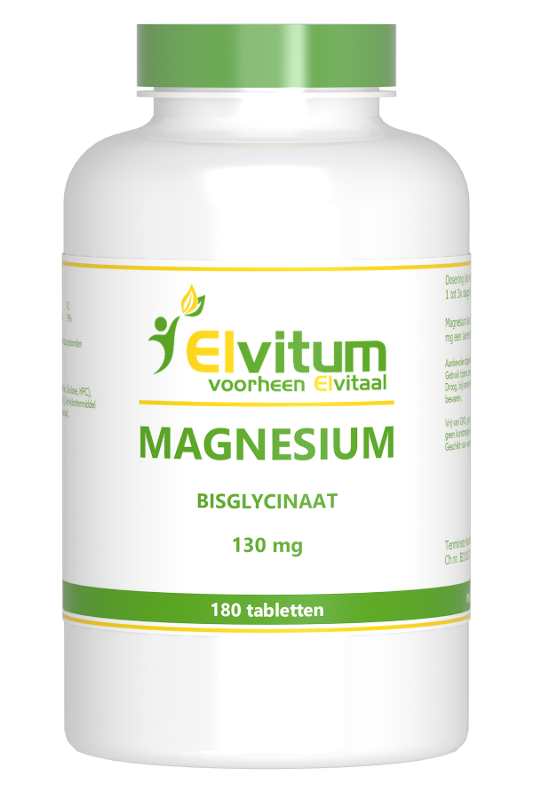 Elvitum Magnesium Bisglycinaat 130mg Tabletten