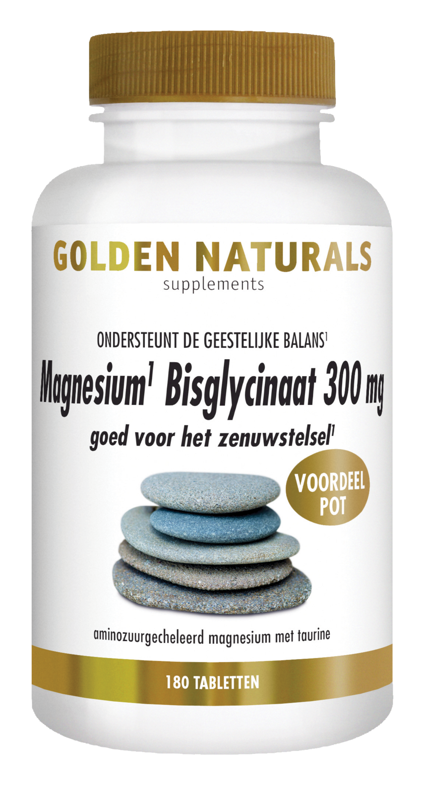 Golden Naturals Magnesium Bisglycinaat 300mg Tabletten