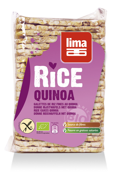 Dunne Rijstwafels Quinoa 130gr