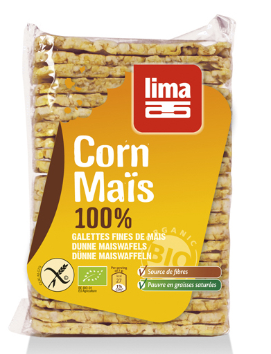 Maiswafels Dun Rechthoekig 140gr