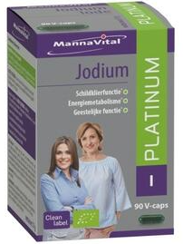 MannaVital Jodium bio platinum 90 vegacapsules