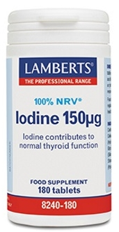Lamberts Jodium 150 mcg 180tb
