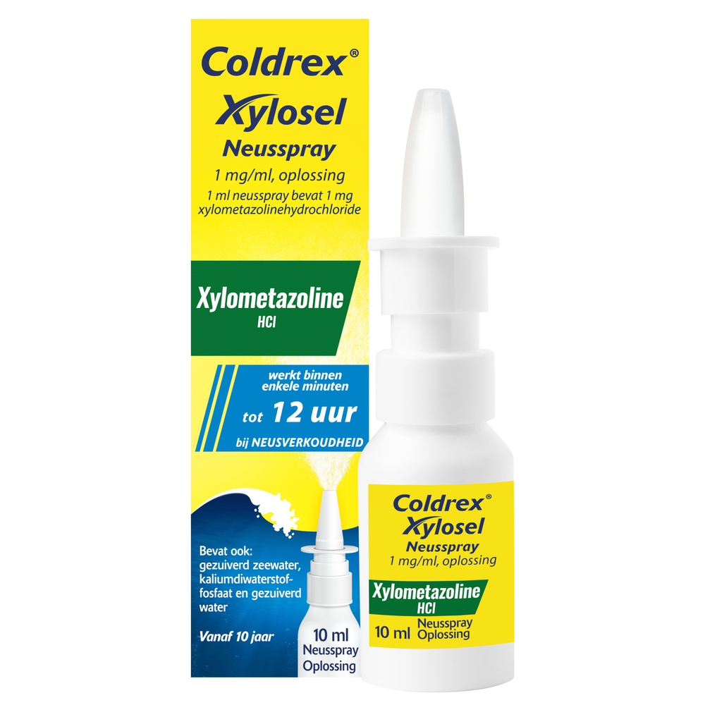 Coldrex Neusspray Xylosel 1mg/ml - xylometazoline neusspray bij neusverkoudheid