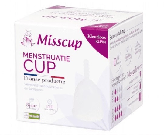 Misscup menstruatie cup groot roze 1 Stuk