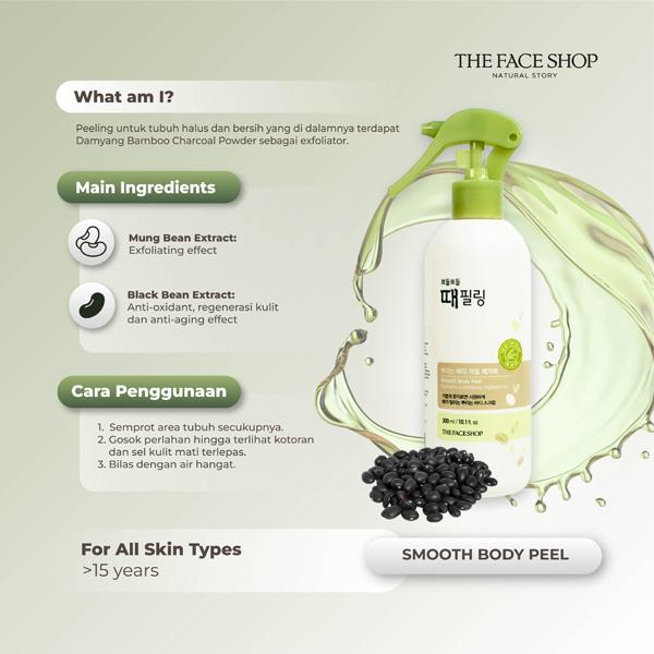 The Face Shop Body Clean Peeling Mist 300ml