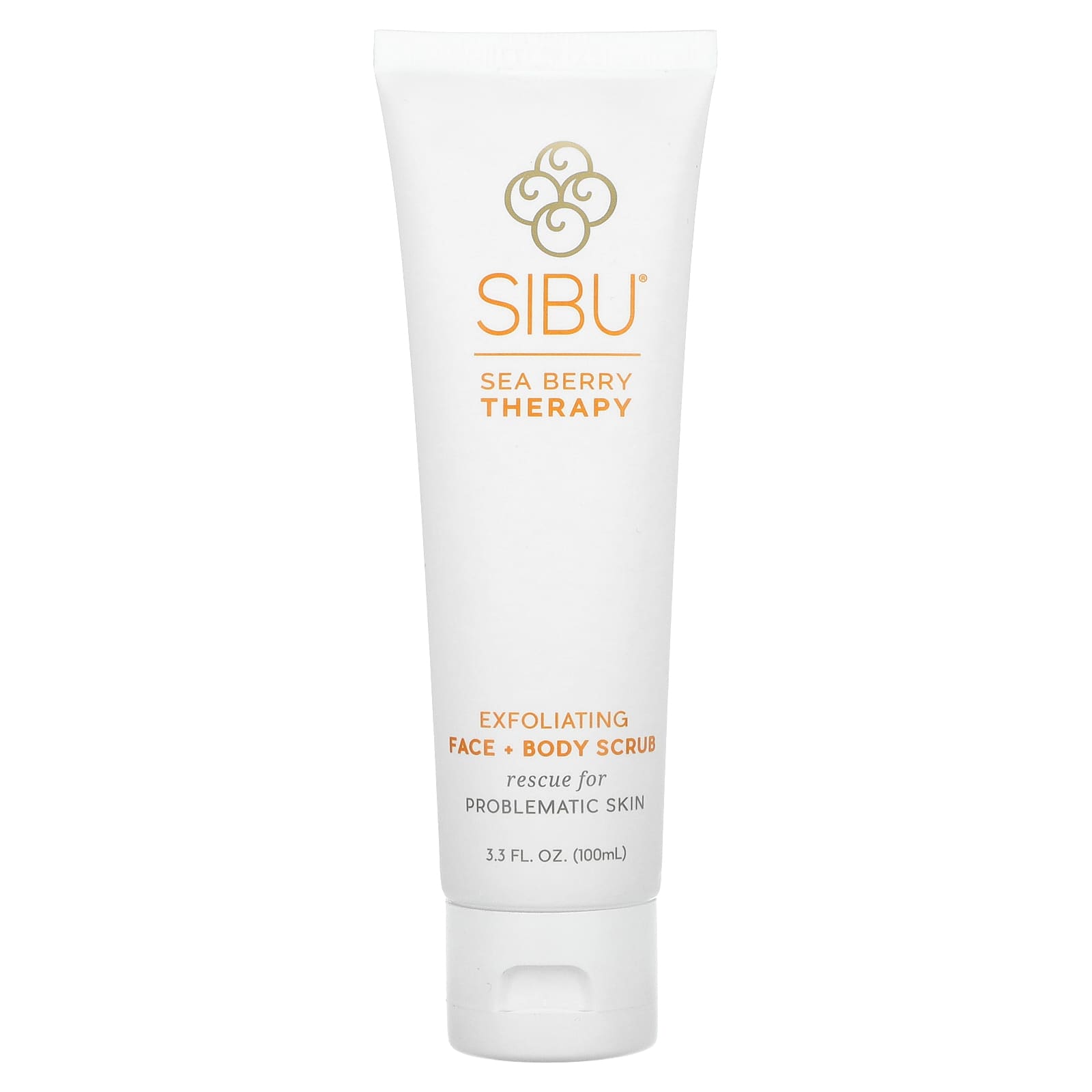 Sibu Beauty , Sea Berry Therapy, Exfoliating Face and Body Scrub, 3.3 fl oz (100 ml)
