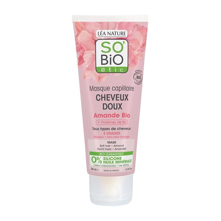 So bio etic Haarmasker amandel rice proteins 200 ML