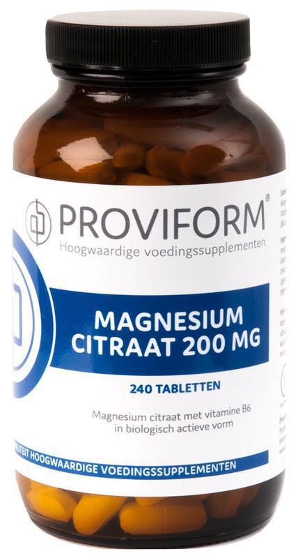 Proviform Magnesium citraat 200 mg & b6 240tb