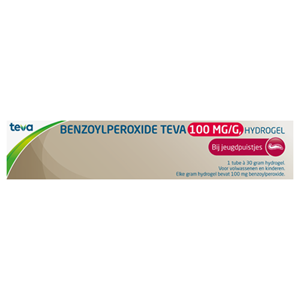 Teva Benzoylperoxide hydrogel 10% 30 gram
