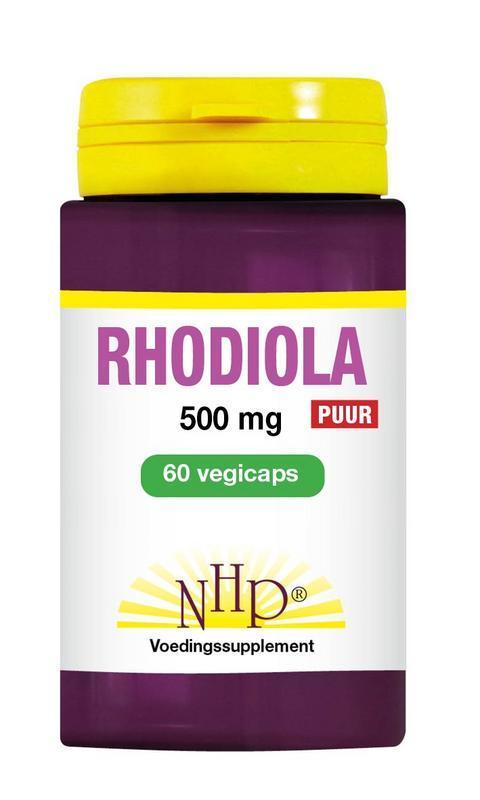 Nhp Rhodiola 500 mg puur 60 Vegetarische Capsules