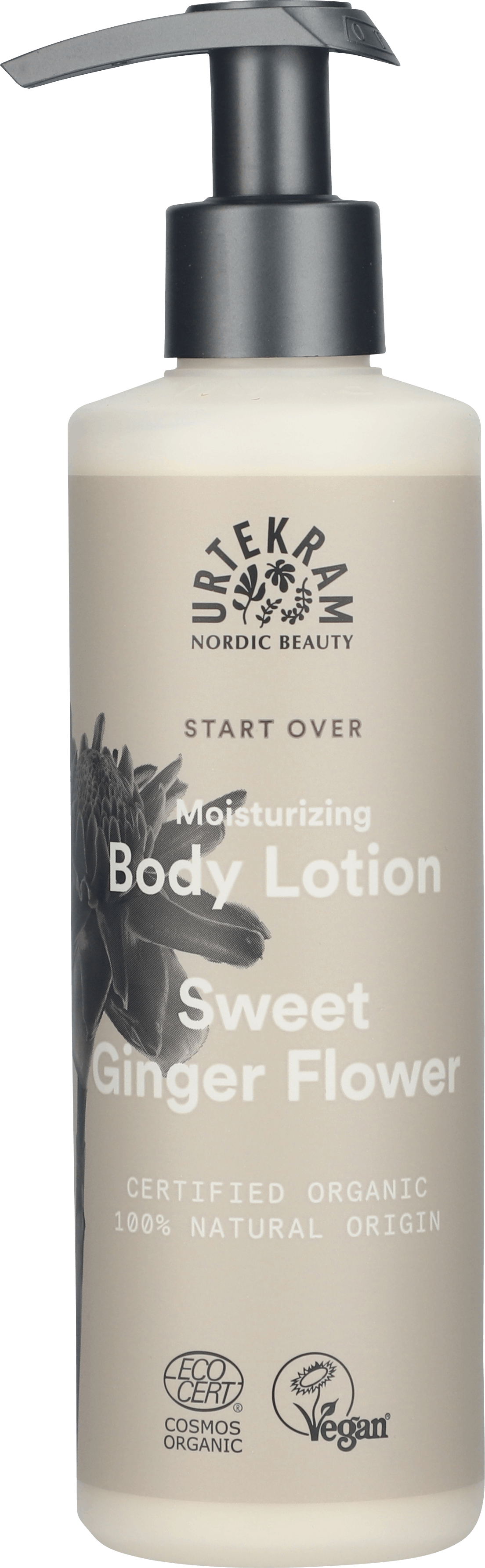 Urtekram Sweet Ginger Flower Start Over Body Lotion 245 ml