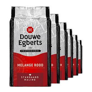 Douwe Egberts &VerticalLine; Melange Rood &VerticalLine; Standaard &VerticalLine; Zak 6 x 1 kg