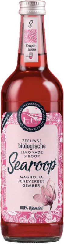 Biologische limonadesiroop magnolia jenever & gember 500 milliliter