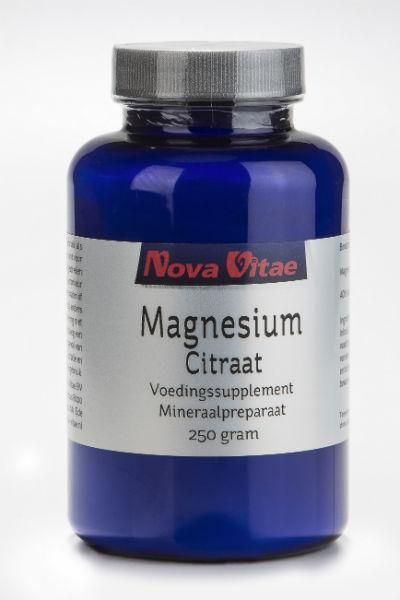 Nova Vitae Magnesium citraat poeder 250G