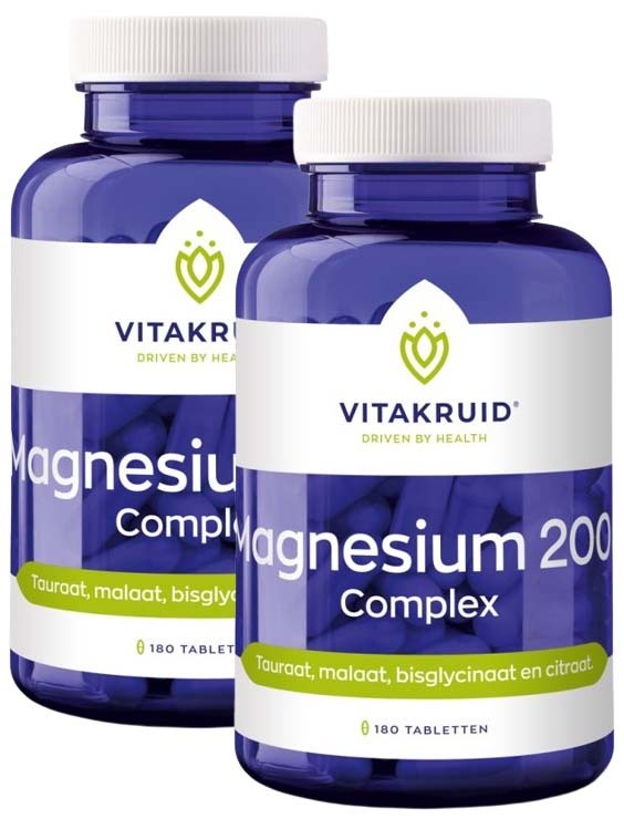 Vitakruid Magnesium 200 complex tabletten 360 stuks