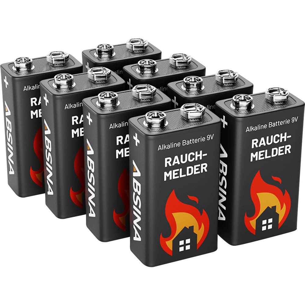 401005-8 9V batterij (blok) Alkaline 9 V 8 stuk(s)