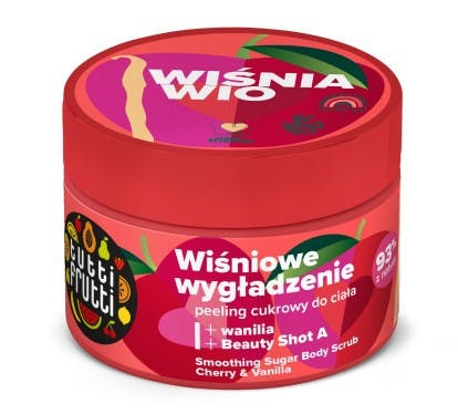 Tutti Frutti Smoothing Sugar Body Scrub Cherry & Vanilla 300 g