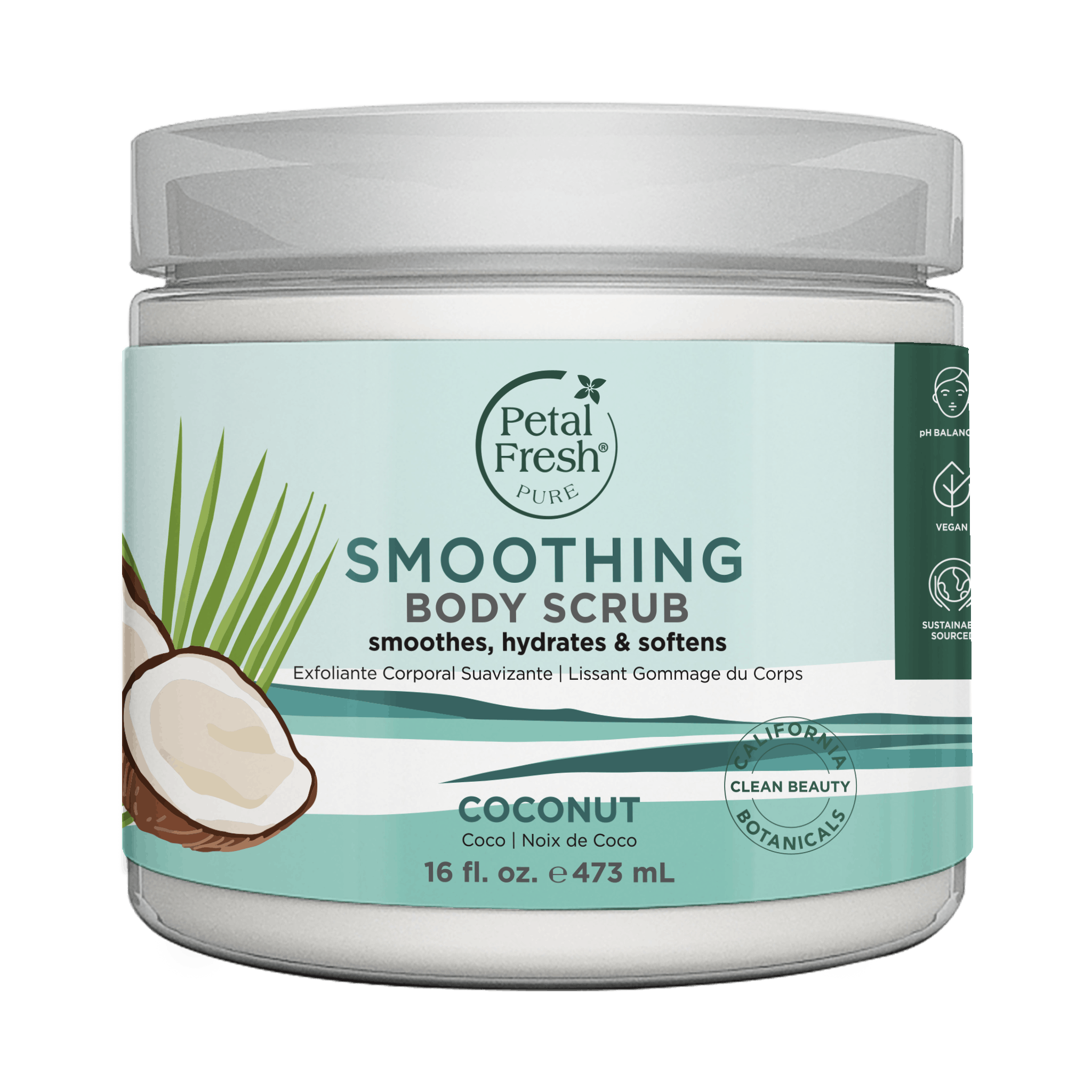 Petal Fresh Pure Coconut Oil Body Scrub 473 ml