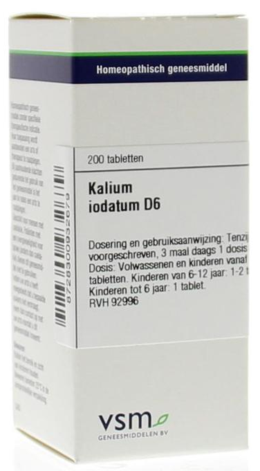 Kalium iodatum d6 200 tabletten