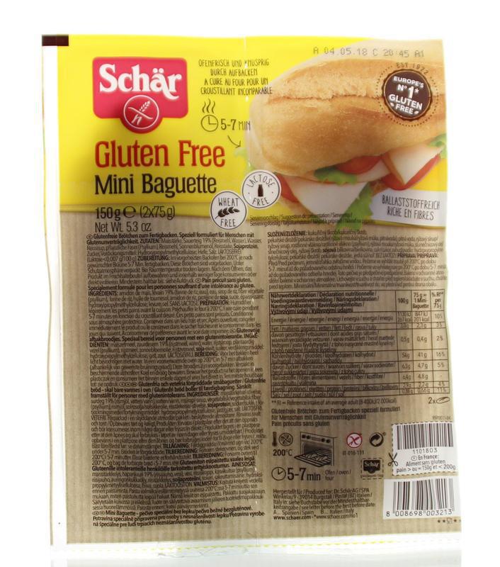 Baguette mini 2 stuks 150g