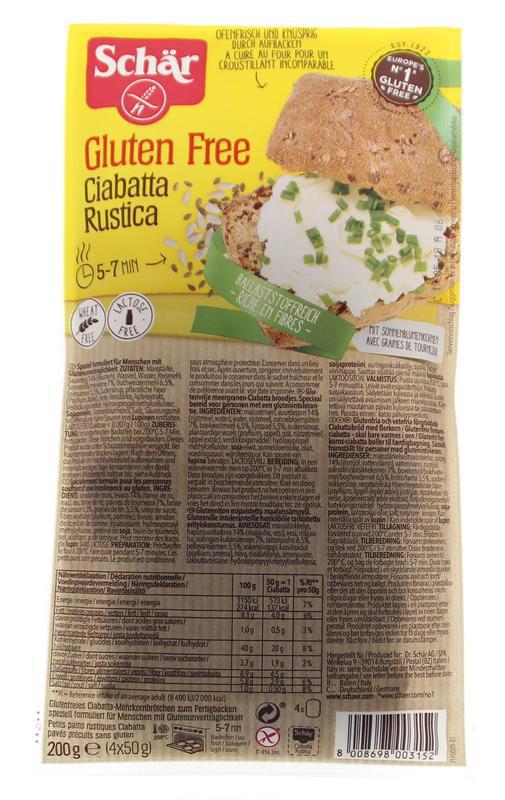 Ciabatta rustica 4st