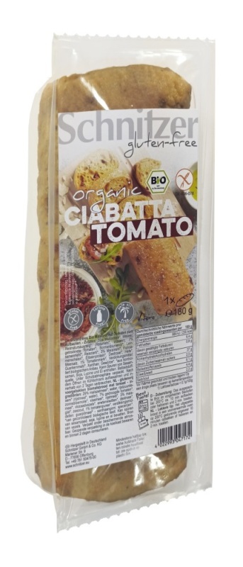 Bio ciabatta tomate 180 G