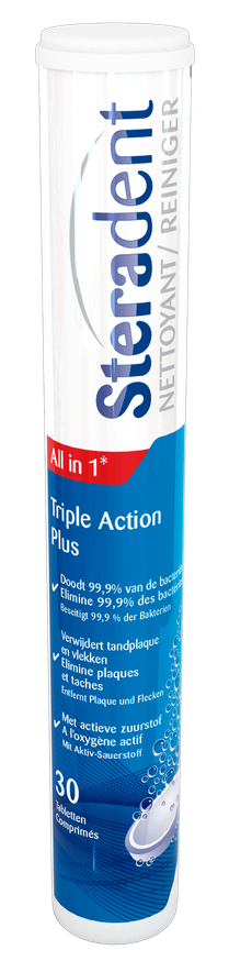 Triple Action Plus Bruistabletten 30st