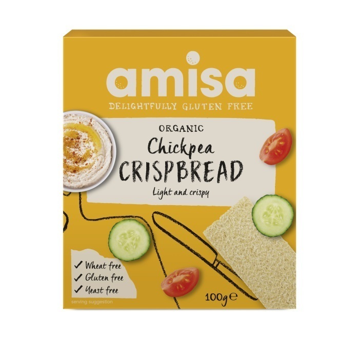 Organic chickpea crispbread bio 100G
