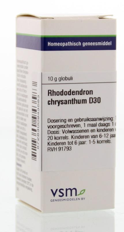 Rhododendron chrysanthum d30 10g