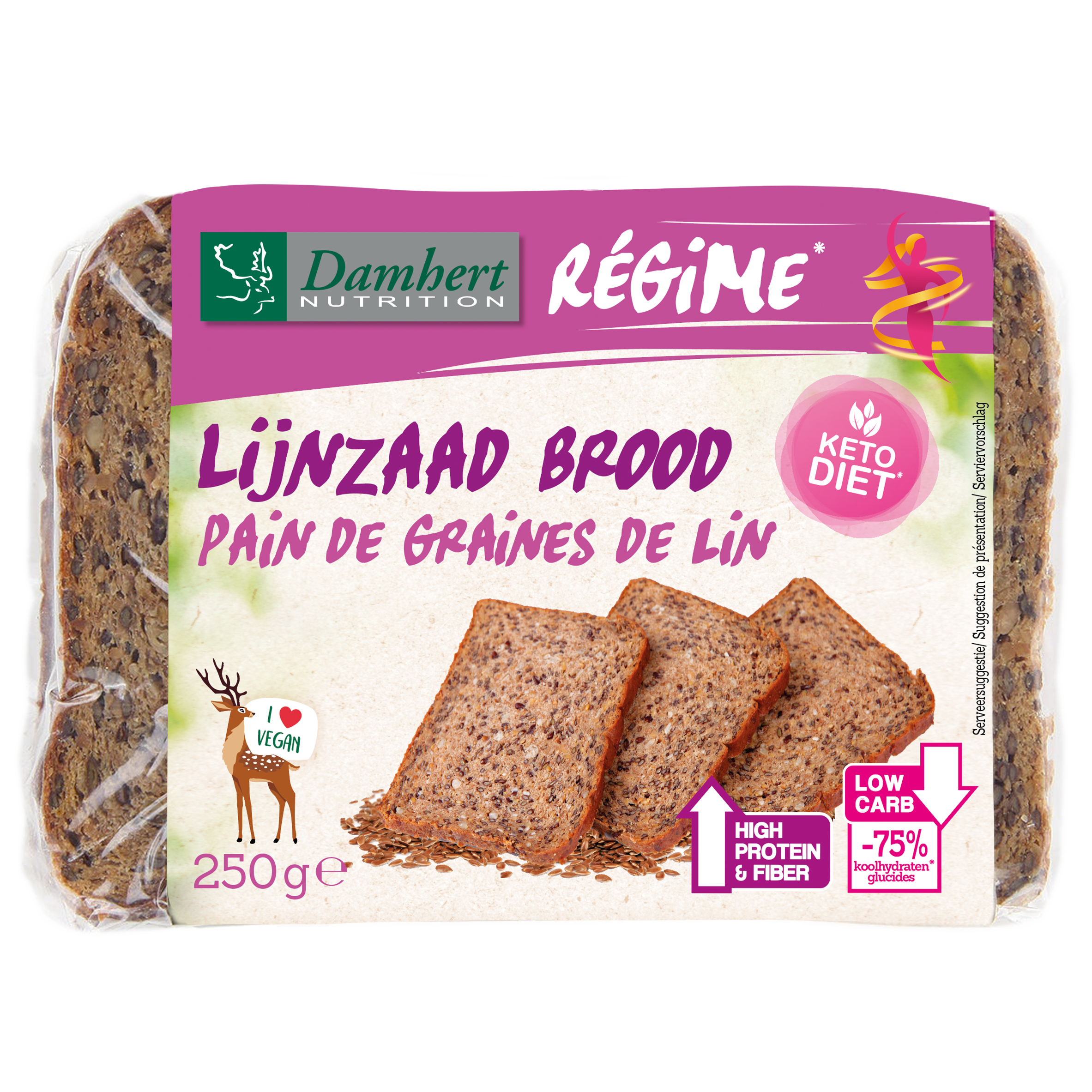 Low Carb Lijnzaad Brood