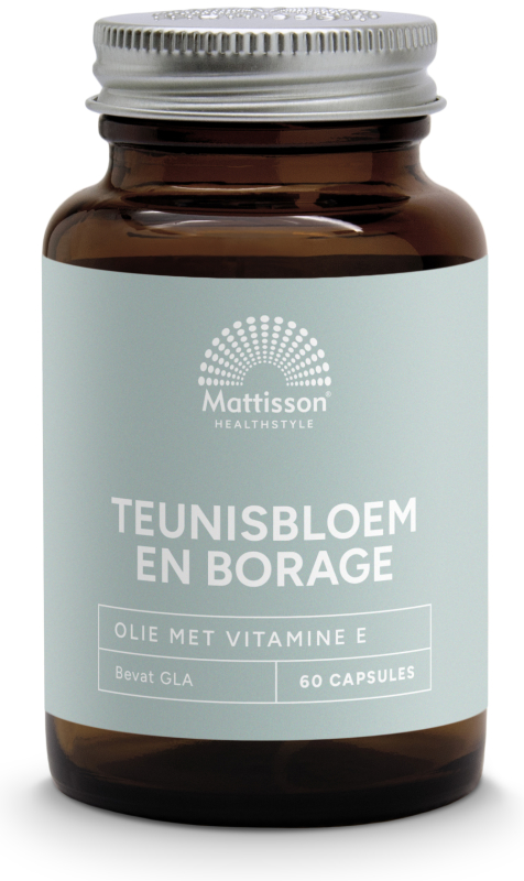 Teunisbloem en borage met 75mg gla 60 Capsules