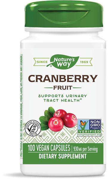 Natures way Cranberry Fruit 465 mg (180 Vegetarian Capsules) - Nature's Way