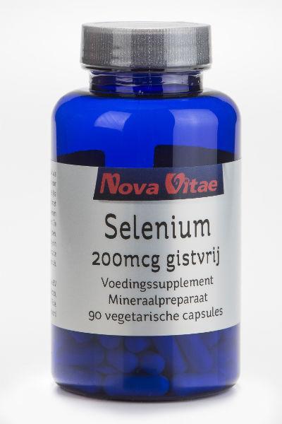 Nova Vitae Selenium 200 mcg gistvrij 90vcap