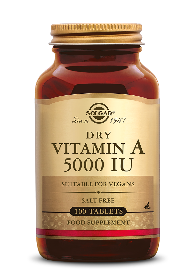 Vitamine A 5000 IU (1502 mcg) Tabletten