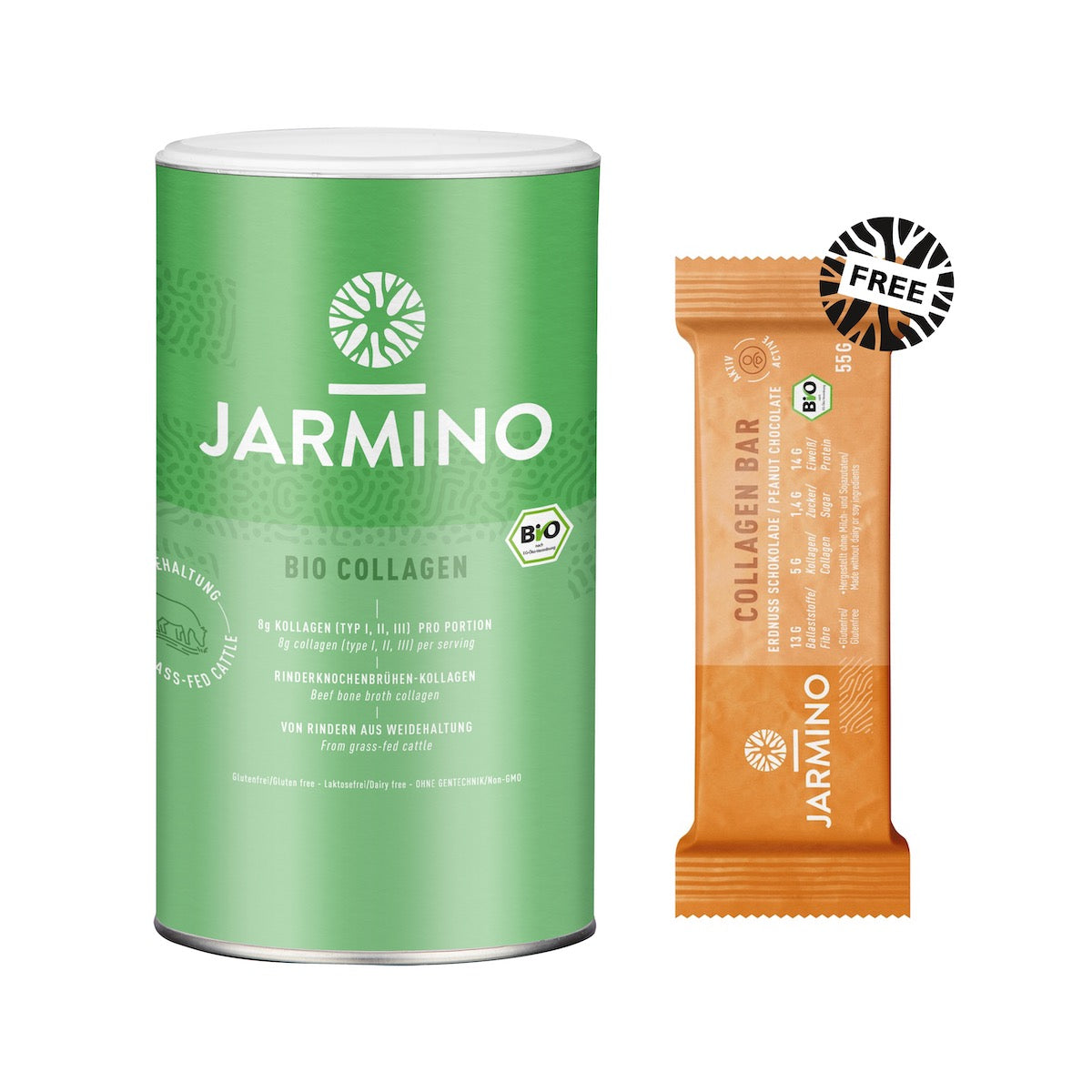 Jarmino Biologisch Collageen + GRATIS Collageen reep