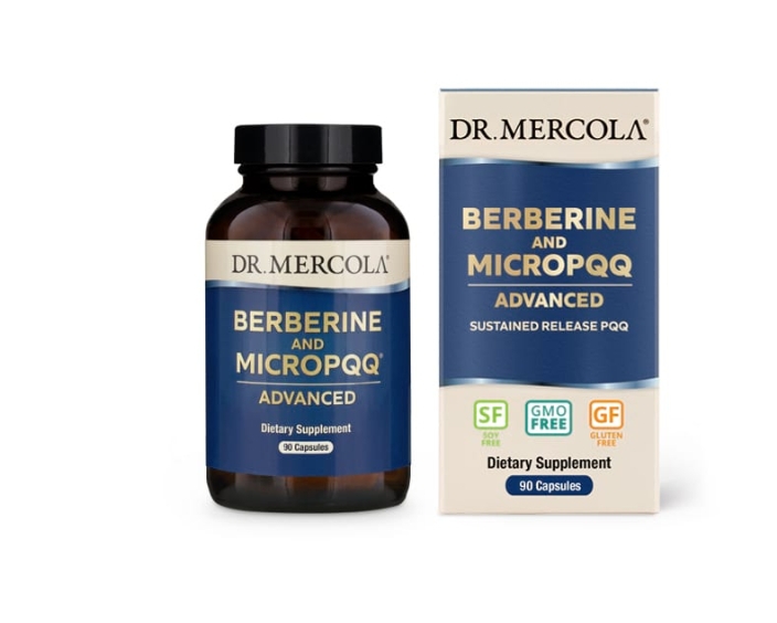 Berberine & MicroPQQ Advanced (90 capsules) - Dr Mercola