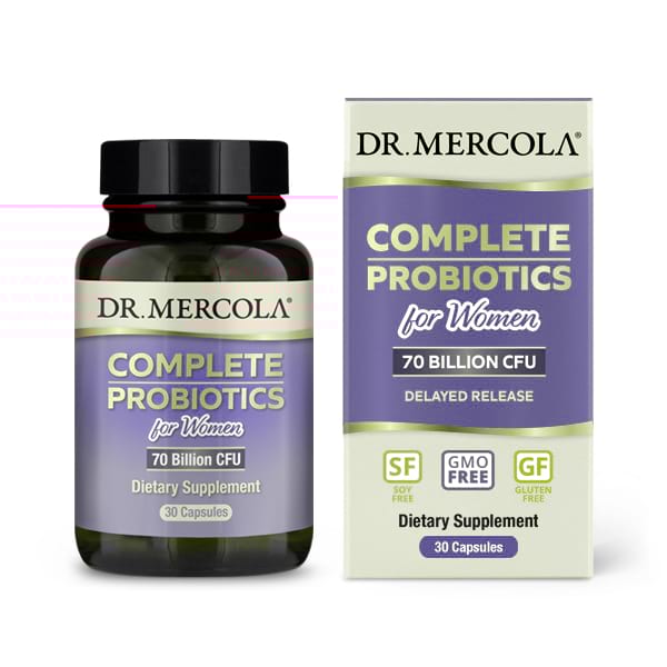 Dr. Mercola Complete Probiotics for Women (70 Billion CFU) (30 Capsules) - 