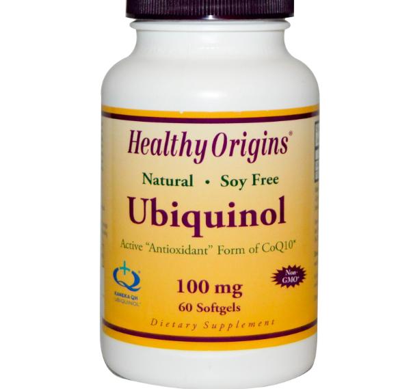 Healthy Origins Ubiquinol Soja-vrije formule, 100 mg (60 Softgels) - 