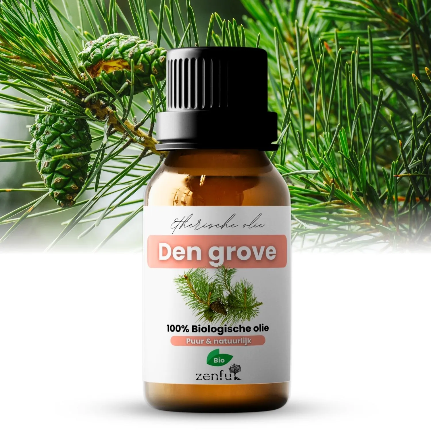 Zenful Dennenolie Grove Den etherische olie biologisch 10 ml