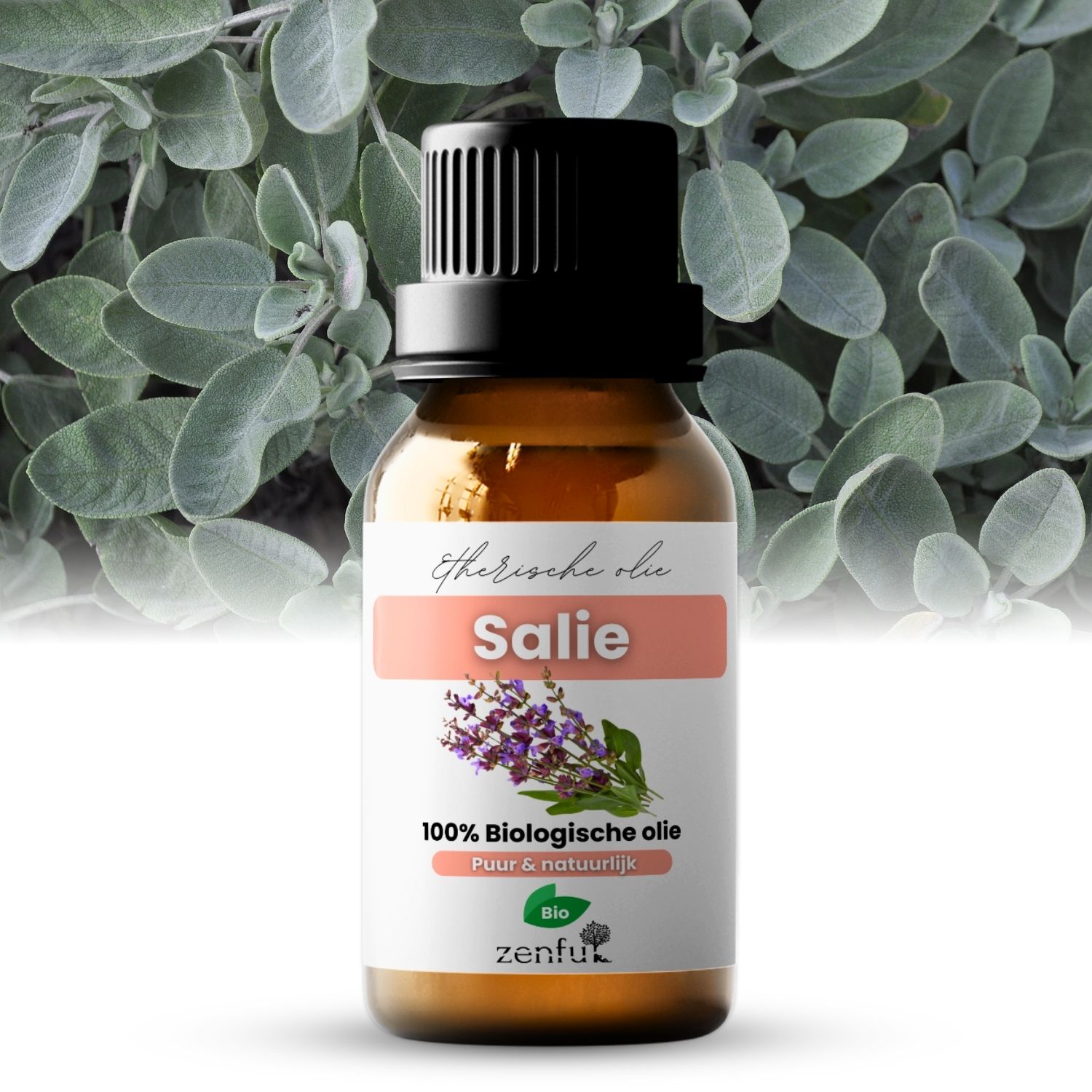 Zenful Salie olie etherisch biologisch 10 ml